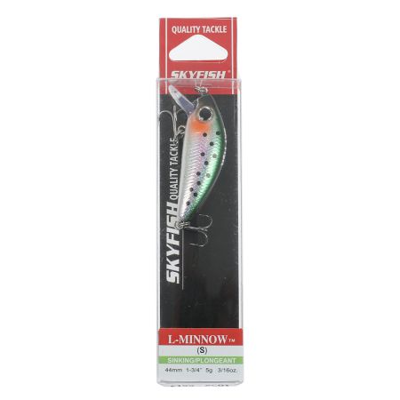 Воблер SKYFISH "L-MINNOW" SINKING 44 мм, 5 гр, 0-0.5 м, цвет: #C01
